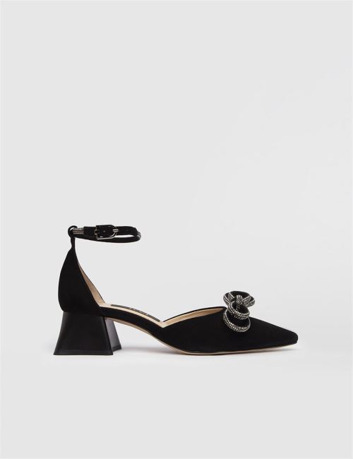 Sedef  Siyah Topuklu Ayakkabı